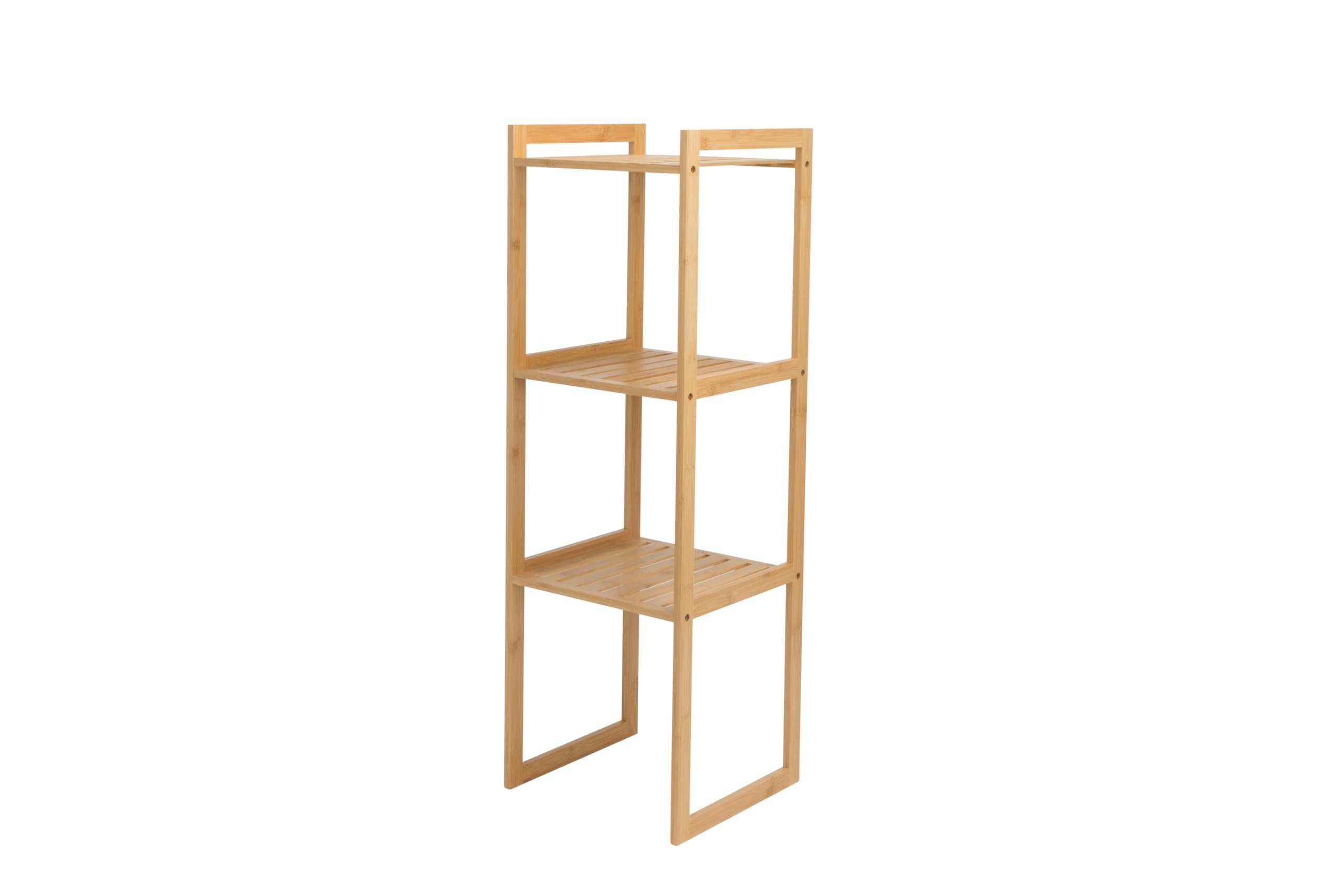 Étagère en bambou meuble de rangement en bois pour cuisine et salon