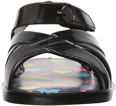 Western Chief Kids Unisex-Child Comfort Character Summer Outdoor Sandals, Black, 12 M US Little Kid | Image 1
