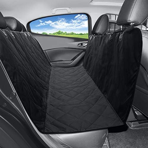 MEKBOKDog Dog Seat Cover，Seat Cover for Pets 100% Waterproof Pet Seat Cover Hammock 600D ，Heavy Duty Scratch Proof Nonslip Durable Soft Pet Back Seat Covers for Cars Trucks and SUVs