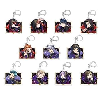 ［J2］ツイステ アクリルキーホルダー 式典服 7種77個セット おまけ付き J2］ツイステ アクリルキーホルダー 式典服 7種77個セット