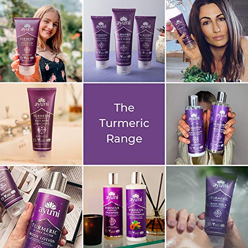 Ayumi Turmeric & Bergamot Body Scrub. Vegan, Cruelty-Free, Dermatologically-Tested, 3 x 200ml - Afbeelding 7