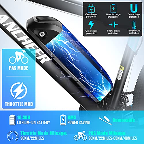 ancheer 350 500w electric bike 27.5