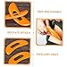 GALPADA 2pcs Moon Shape Resin Massage Scraper Body Scraper Tool for Gua Sha Comfortable Muscle Massager Home Use