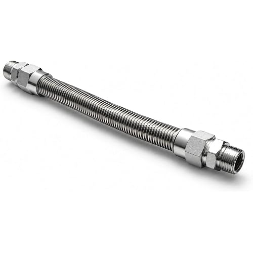 Fuel Supply Flex Hose 3/4In Male Thread Connector For Generac Generators