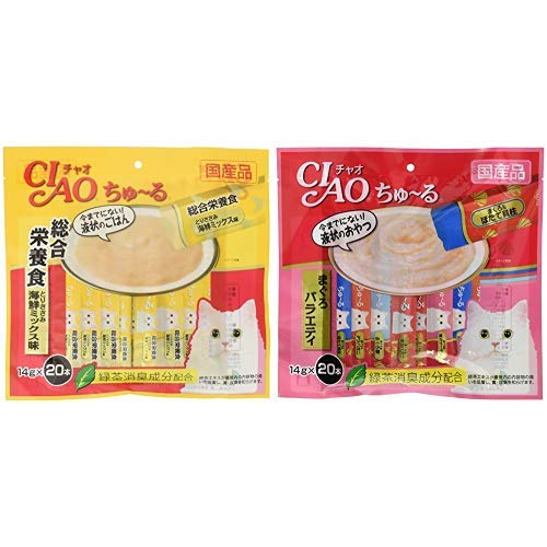 Amazon.co.jp: 【セット買い】チャオ (CIAO) 猫用おやつ ちゅ~る 総合