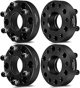 ECCPP 4X 1.5 inch Wheel Spacers Adapters hub Centric 6x5.5 to 6x5.5 6x139.7mm to 6x139.7mm 14x1.5 Studs for 1999-2018 for Silverado 1500 Wheel Spacers 1995-2018 for Tahoe Wheel Spacers