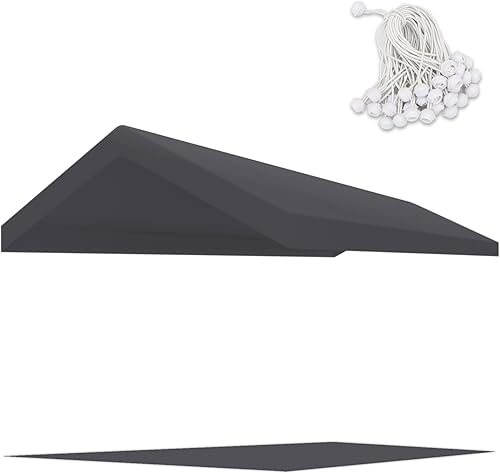 Cubierta de toldo de repuesto para tienda de campaña, refugio de garaje, cubierta de lona con cuerdas elásticas de bolas (solo la cubierta superior, Cubierta de toldo de repuesto para tienda de campaña, refugio de garaje, cubierta de lona con cuerdas elásticas de bolas (solo la cubierta superior,