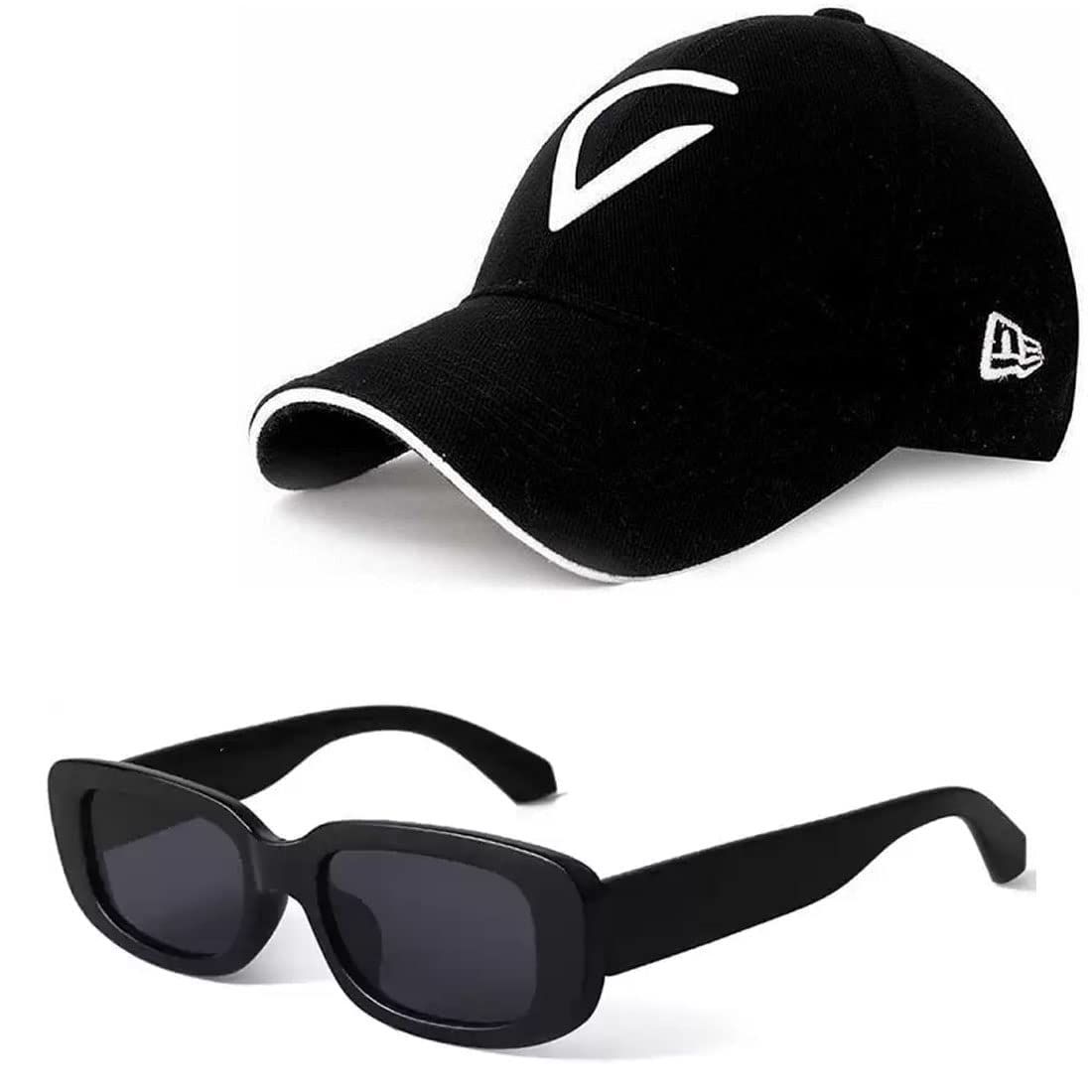 SELLORIA BRAND Baseball with Sunglass Caps for Men and Women (Pack of 2) Multicolour
