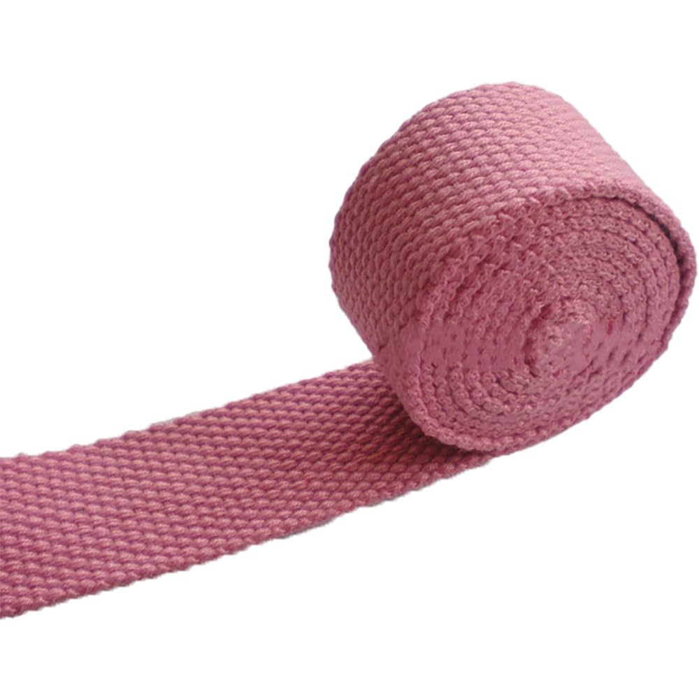 Gewebtes Band 20 Yards Länge 2.5cm Breite 2mm Dicke leuchtende Farben reißfest Köperband für Basteln Bündeln Verpacken Verzierungen Bekleidungsherstellung Textilaccessoires Umhängetaschen