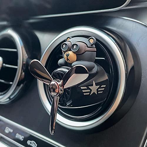 Auto-Lufterfrischer mit Cartoon-Bär-Pilot für angenehme Luftqualität