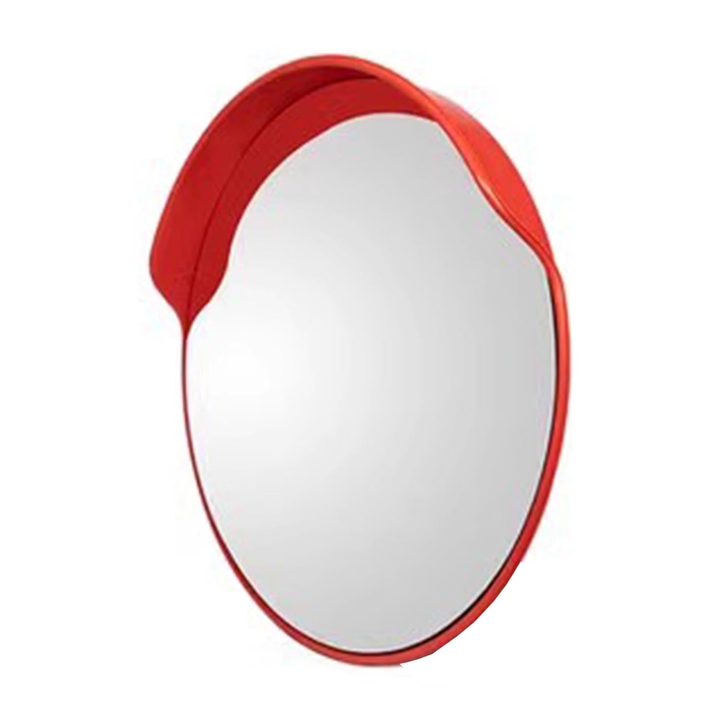 Road Safety Mirror, Convex Mirror, Traffic Mirror with Edge, Outdoor Curved Mirror, Corner Mirror, Fish Eye Mirror, PC Mirror, Safe Travel(45cm/18in)