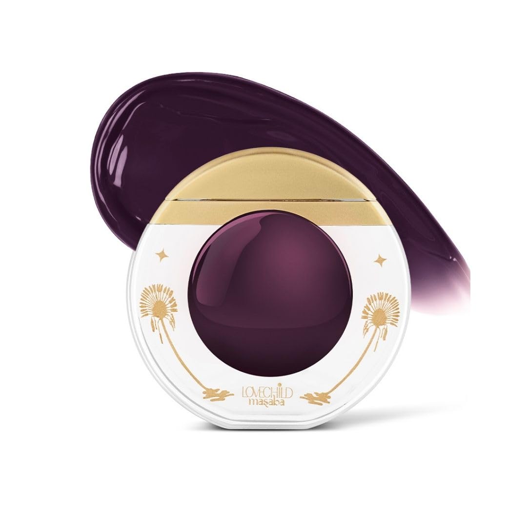 LoveChild Masaba "I'm Thirsty!" 3-in-1 Lip, Cheek & Eye Tint, Sheer Sass (Deep Purple) Hydrating, Multipurpose Makeup, Lightweight, Blendable Color with Niacinamide & Hyaluronic Acid, 12 g-image-9