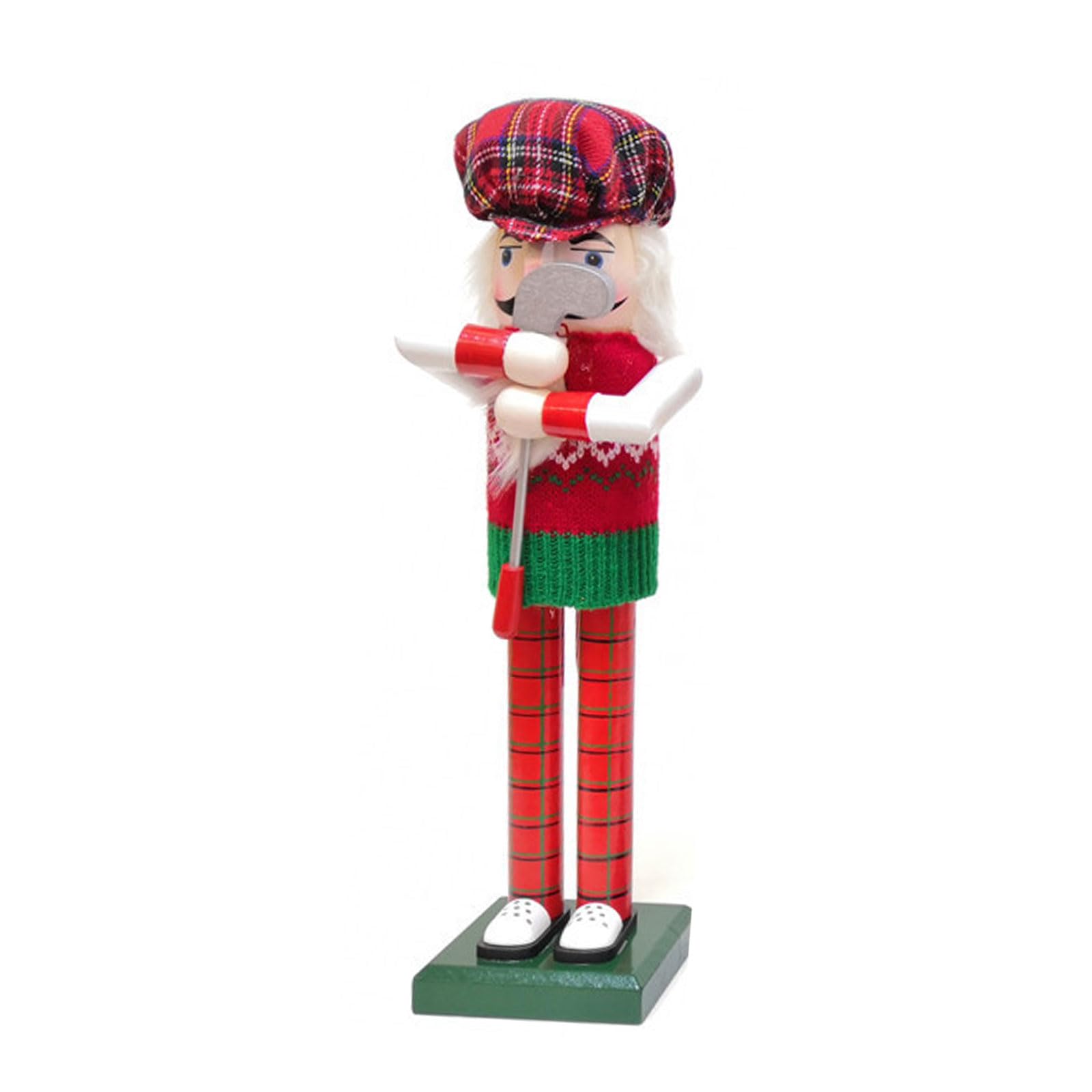 Soldat Casse-noisette de Noël figurine multicolore intérieur pour table de fête et bureau