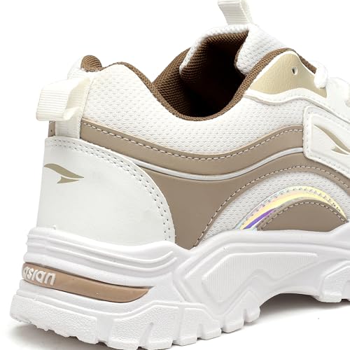 Image of ASIAN Women FLORA-03 Running and Casual wear Running Shoes with Laces, Lightweight and Comfortable Shoes Gym and Sports Shoes for Women & Girls with Stylish Design