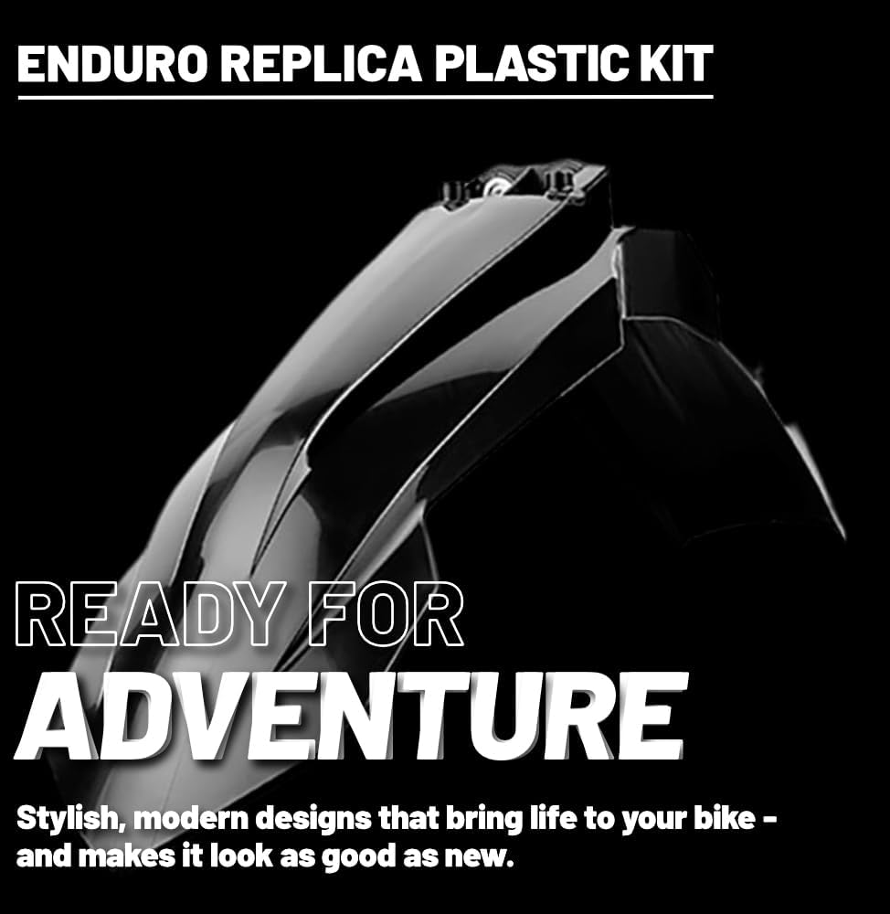 Polisport Motocross (MX) Replica Plastic Kit for Husqvarna TE & FE (2020–2023) Dirt Bike – OEM Quality, Durable, Flexible & Perfect Fit – Nardo Grey
