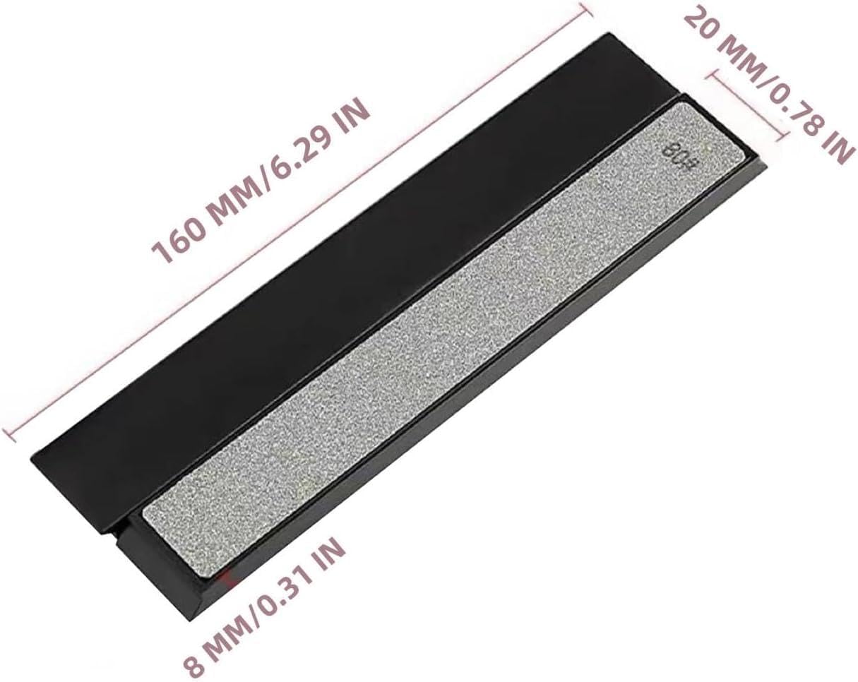 9 Pcs Diamond Knife Sharpening Stone Set, Professional Diamond Whetstone Set with Base for Ruixin Sharpener (SET-B)