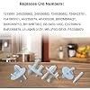 4 Pack 241993001 Support Cover Crisper Cover Support Refrigerator Shelf Support with Frigidaire Refrigerator Replace AP4393090 PS2358879 240350802 1513081 7241993001