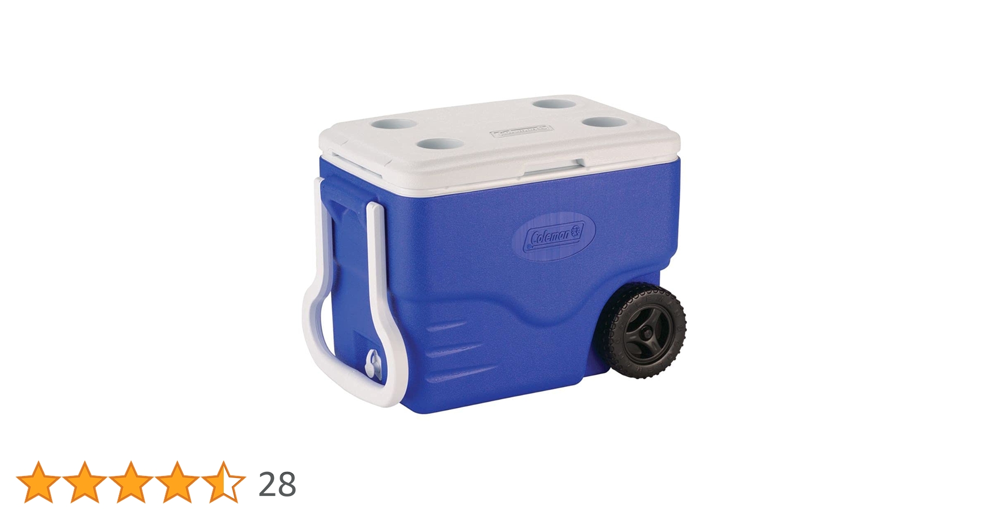 Caixa Térmica com Rodas 38 Litros 110162400718 Azul - Coleman