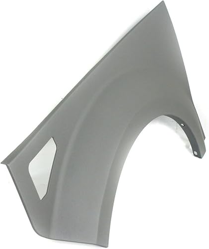 Miniatura 3 de HHYOGLLY Guardabarros delantero izquierdo lado del conductor texturizado gris oscuro plástico sin agujeros de moldeo con guardabarros provisión