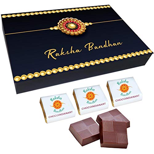 Happy Raksha Bandhan, 12pcs Delicious Chocolate Gift Box,-image-17