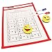 10 Fundas Fichas Reutilizables Papel A4 | Dry Erase Pockets Grandes 36x26cm...