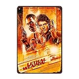 Lethal Weapon Vintage Movie Retro Tin Sign Metal Plaque Art Style Poster Home Bar Pub Wall...