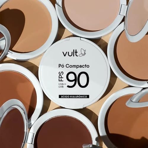 Pó Compacto Facial Claro Cor 1 FPS 90 Vult 6g
