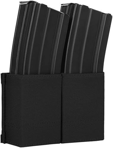 Vista 13 de KRYDEX 5.56 Funda para Cargador, Portacargador MOLLE Mag con Inserto de Funda para Cargador de Liberación Rápida