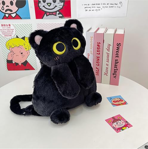 Image of Black Cat-Shaped Backpack-Novelty Fashion Backpack for Travel, Daily Carry& Festivals(Black Cat)