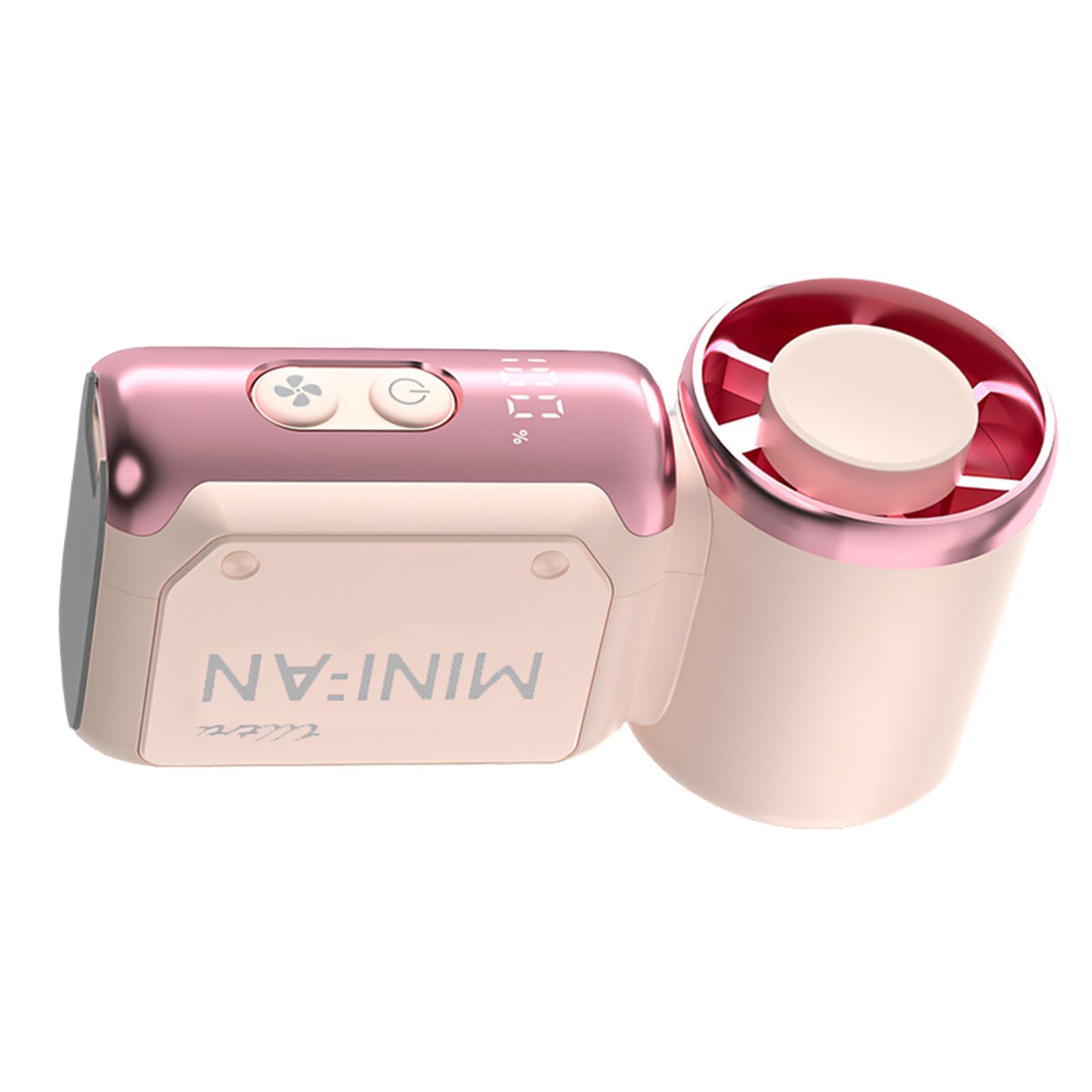NMFLAB Quiet Handheld Fan 199 Speed Small Cooling Desk USB Rechargeable Table for Indoor Travel Portable Usb Rechargeable