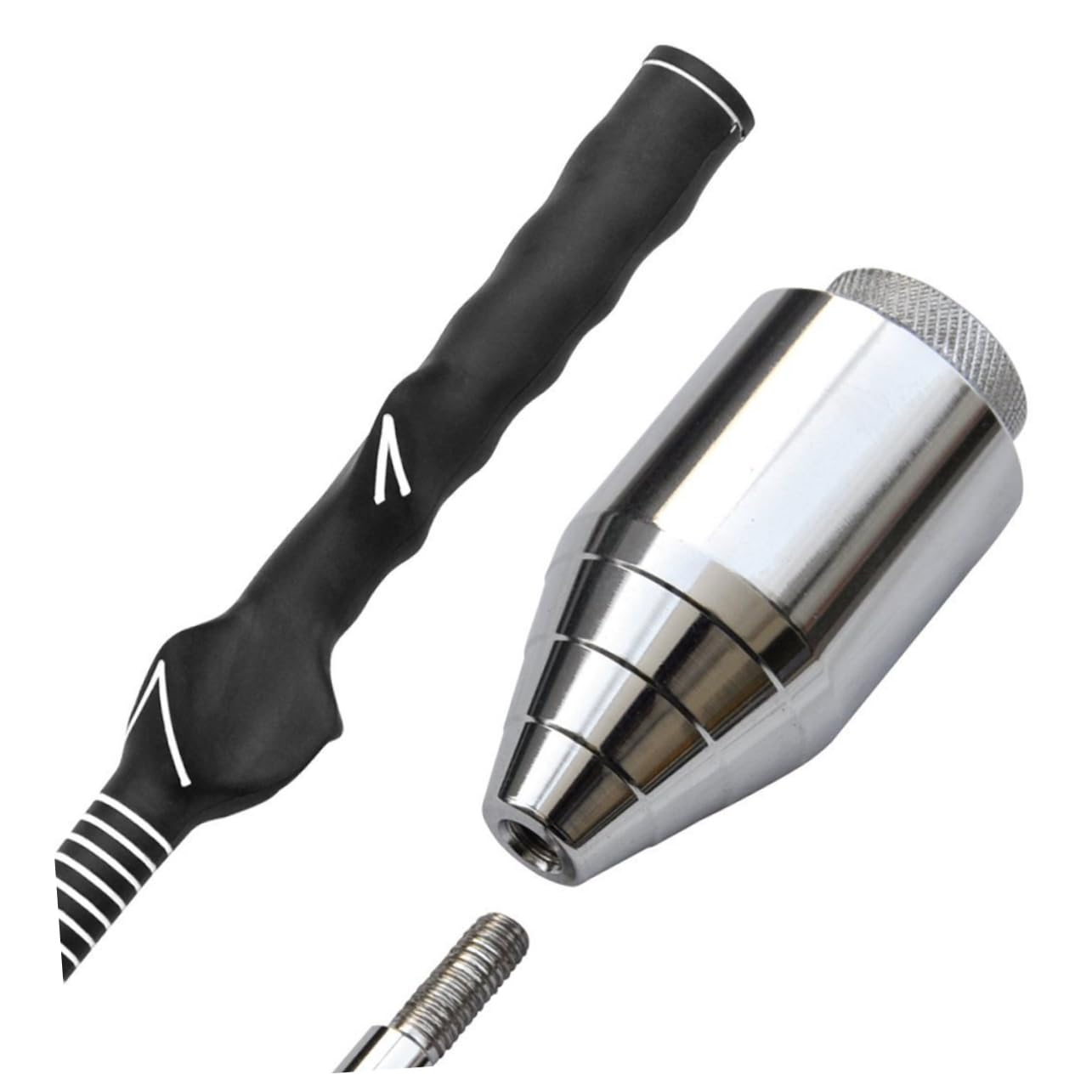 Kisangel Golf Swing Grip Training Aid with Rod Warm Up Tool for Right Handed Players to Enhance Grip and Build Muscle Strength