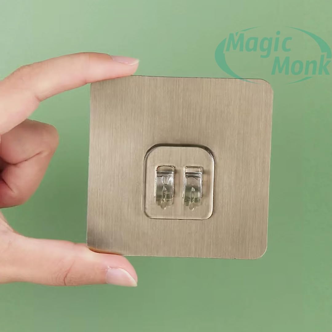 MagicWall Hooks - Adhesive Wall Hooks (Pack of 10) -4