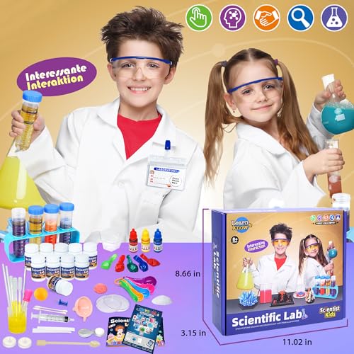 Kit Científico STEM Para Niños - 56 Experimentos De Laboratorio Científico Para Adolescentes A partir de 8 Años, Proyectos De Química, Actividades Educativas, Juguetes Para Niños, Regalos De - imagen 6