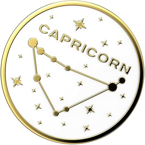 Miniatura 2 de PopSockets - Agarre para teléfono con soporte expansible, signo del zodiaco - Capricornio