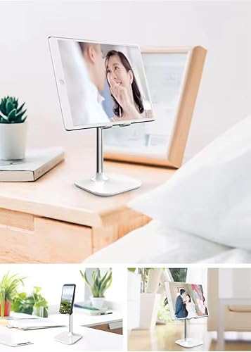 Miniatura 9 de Soporte de teléfono celular ajustable para iPhone, soporte de teléfono para accesorios de escritorio, computadora, PC, funda Otterbox compatible con