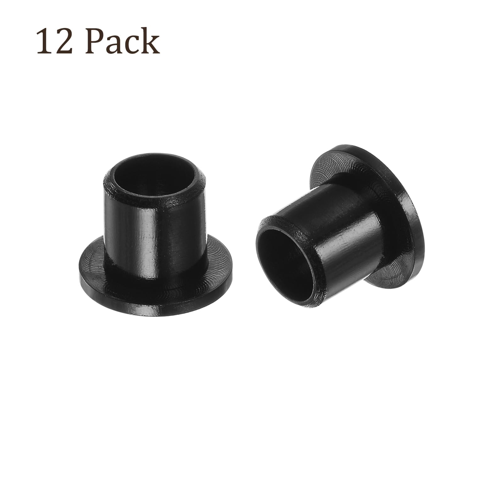 sourcing map 12 cuscinetti a manicotto flangiato, foro da 6,2 mm