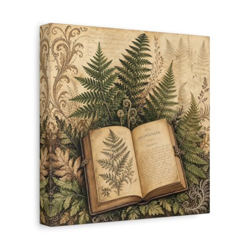 Toile botanique vintage pour une ambiance poétique et naturelle dans votre maison 25x25