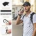 LunarCharm 2 Pack Phone Lanyard Anti-Theft Strap Coiled Cord for Outdoor Hiking and Climbing for Most Smartphones (Black + Black)
