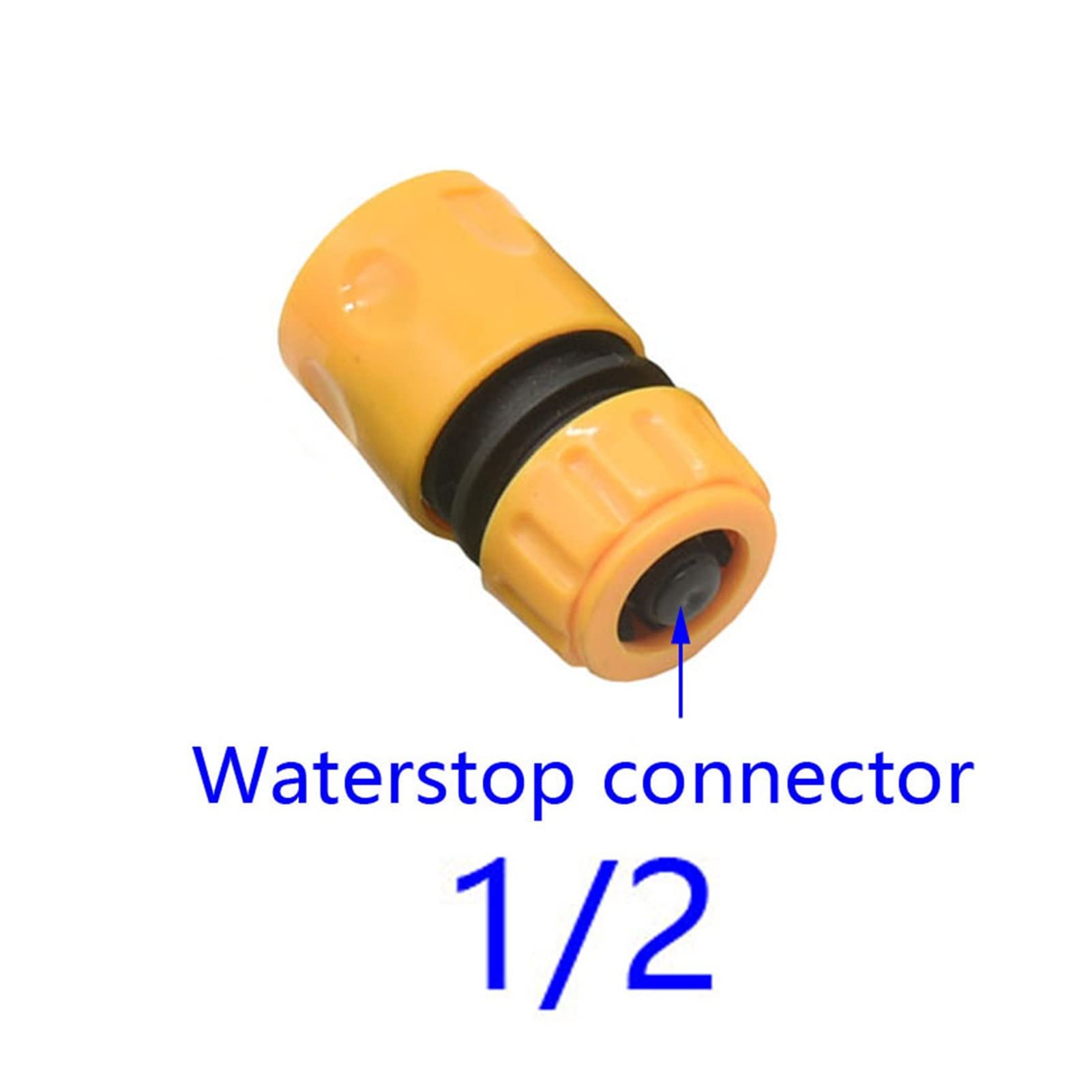 25 piezas de 16 mm 20 mm 25 mm de manguera de jardín conector rápido conector de agua 1/2 3/4 con conector de manguera de agua de agua plástica(1I2 x A)