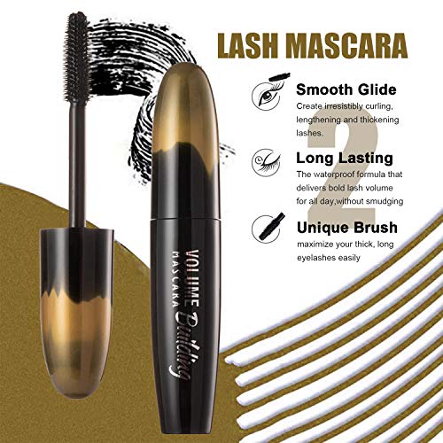 All in One Makeup Kit, Includes 12 Colors Naked Eyeshadow Palette, 5 Pcs Makeup Brush Set, Eyebrow Pencil, 2 Color Eyeliner Pencils, Lash Mascara & Cosmetic Bag, Makeup Set for Women & Teens