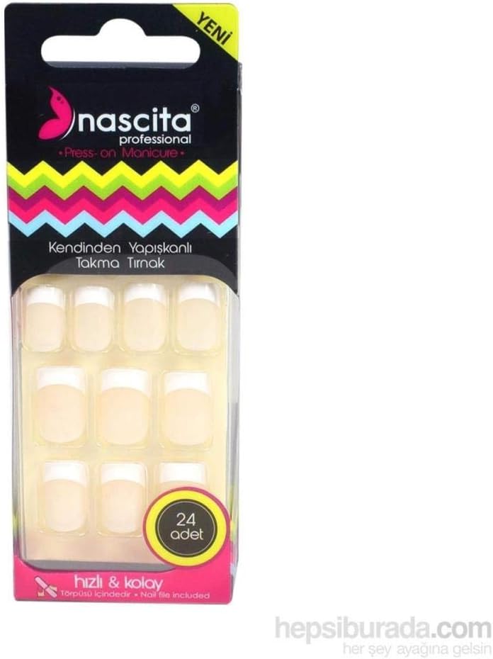 Nascita French Tırnak Kendinden Yapışkanlı (24'Lü)