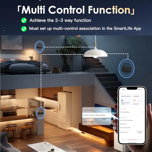 BSEED Doppel Smart Lichtschalter mit WIFI Dimmer Schalter, LED Dimmschalter Unterputz, Kompatibel mit Alexa&Google Home, PC Rahmen,Smarte Zeitpl&auml;ne,3 Fach 1 Weg,Schwarz(Neutralleiter Erforderlich)