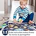 iPlay, iLearn Floor Puzzles for Kids Ages 3-6, Jigsaw Puzzle for kids Ages 4-8, Toddler Large Wooden Learning Toy, Educational Round Planets, Solar System Birthday Gift for 5-7 Year Old Boy Girl Child