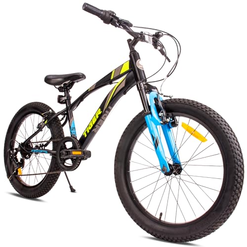 Tiger Bike Bicicleta Infantil 20 Pulgadas tamaño de Rueda a Elegir 6 velocidades Shimano Bicicleta para niños de 6 a 10...