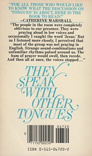 They Speak with Tongs 0515067202 Book Cover