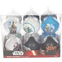 Star Wars Sdtsdt89743 - Set Bolas de Navidad, Color Blanco