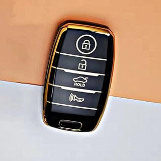 جراب ريموت سياره سيراتو K3 (ذهبي)