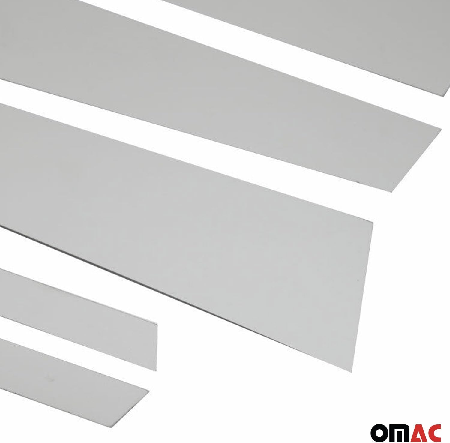 OMAC Window B Pillar Posts Door Trim for Mercedes S Class W221 2007-2013 S.Steel 6X