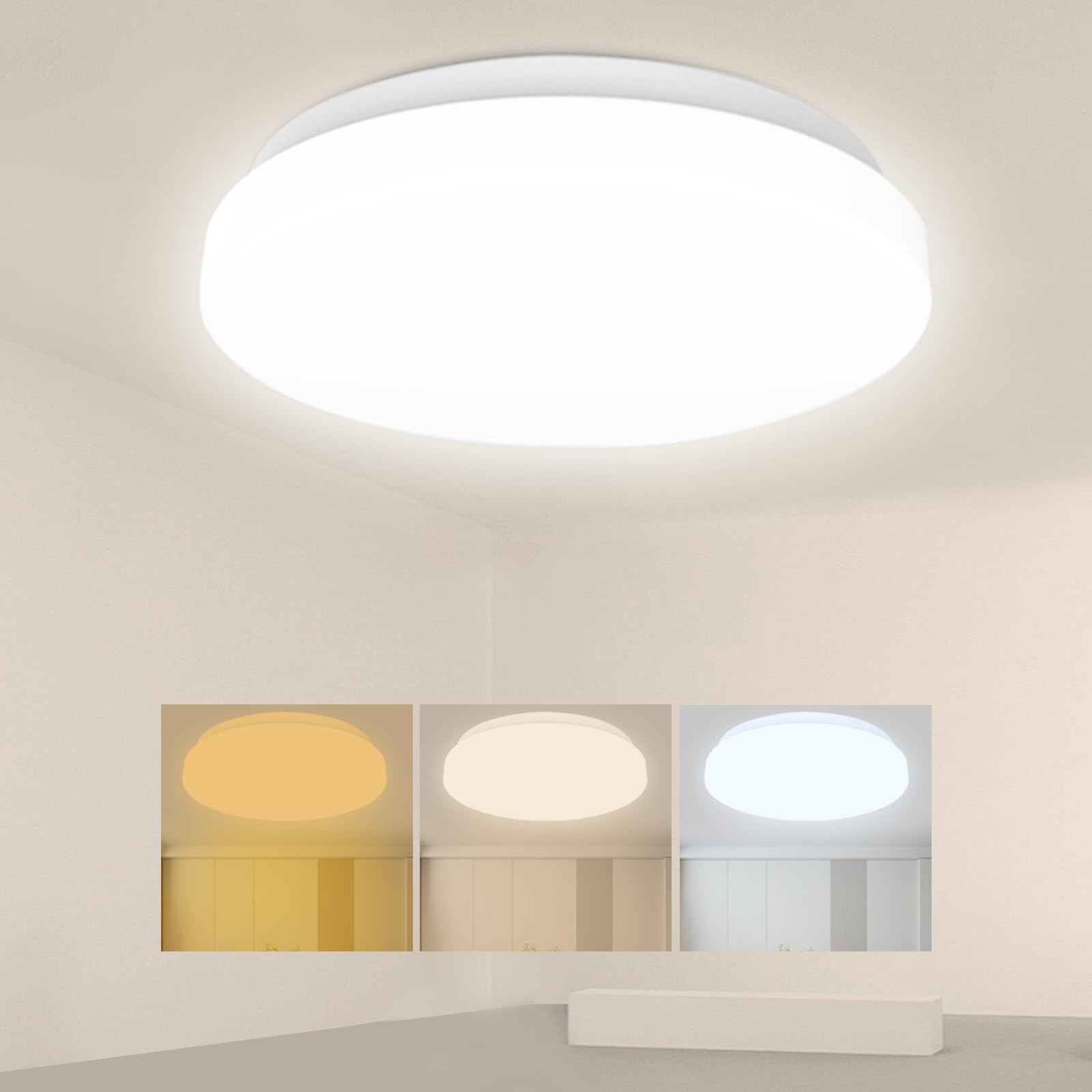 Amazon.co.jp : 【8畳 10畳用】LEDシーリングライト 36W 4200lm 11段階