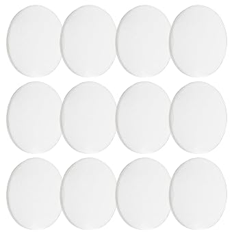 12Pcs Convex Lens, 1inch/2.5cm Diameter Convex Lens, Resin 3D Convex Lens VR Lens Film Field Mirror Magnifier, Transparent Optical Lens for Experiment and Teaching Activities